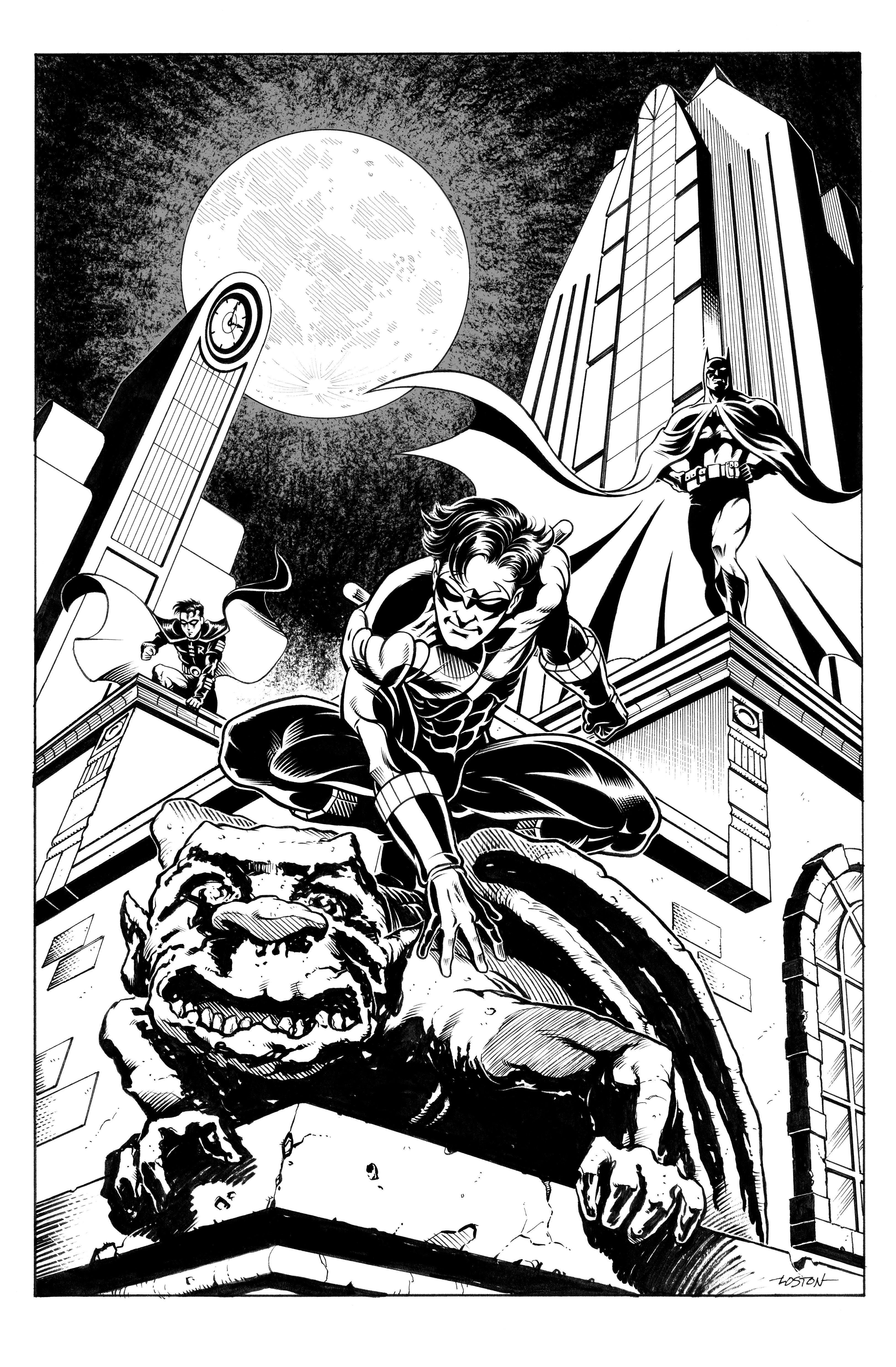 dc comics nightwing coloring pages - photo #26