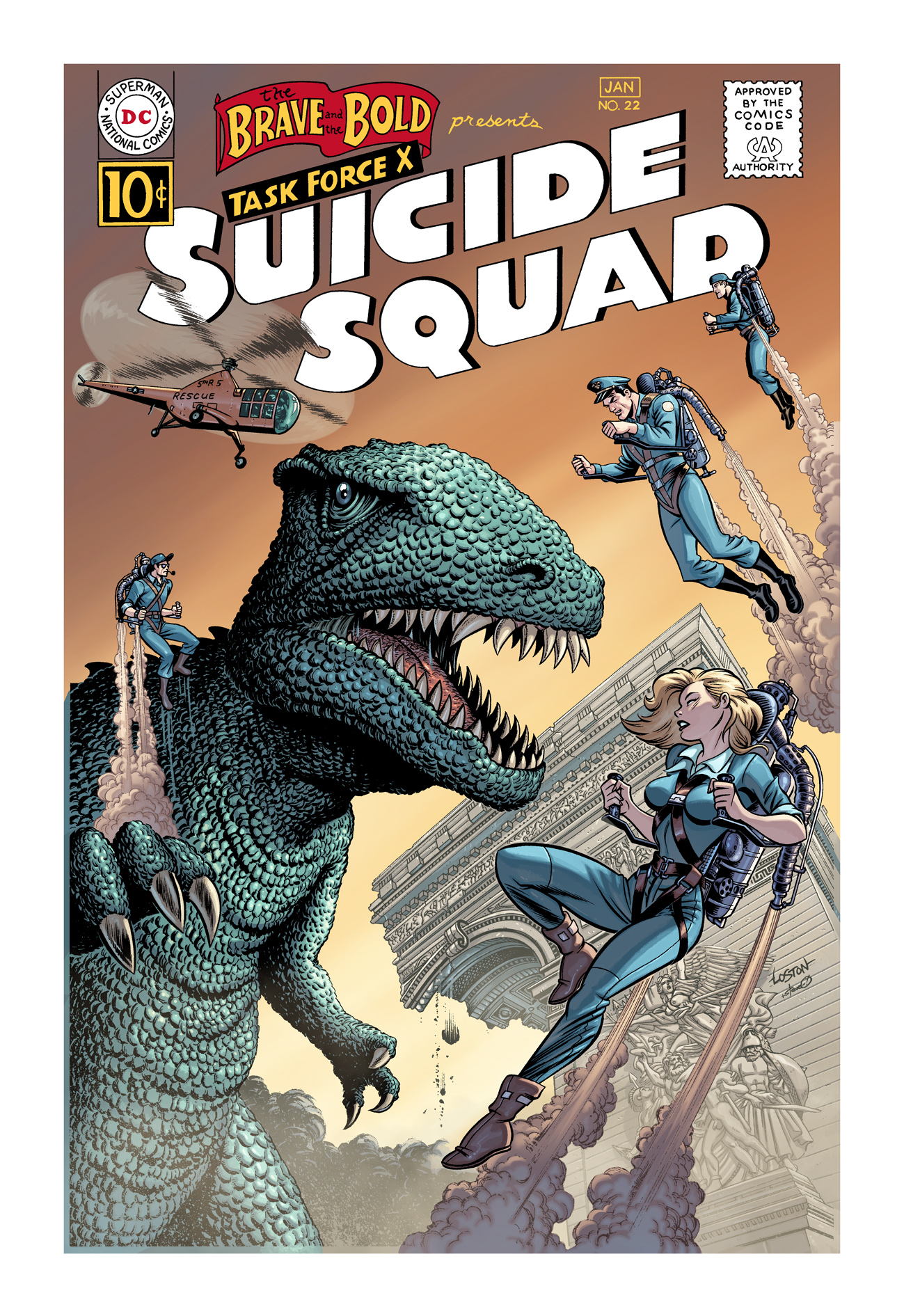 Suicide Squad Commission 2 Colors by Steve Downer