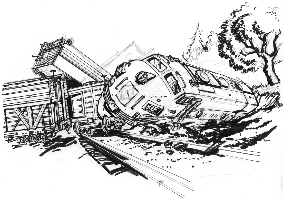 clipart train wreck - photo #48